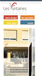 Mobile Screenshot of cliniquelesfontaines.com